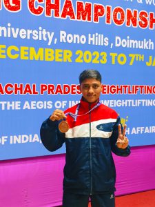 Weight Lifting National Gold Medalist Player – Ku. Apeksha Dhone